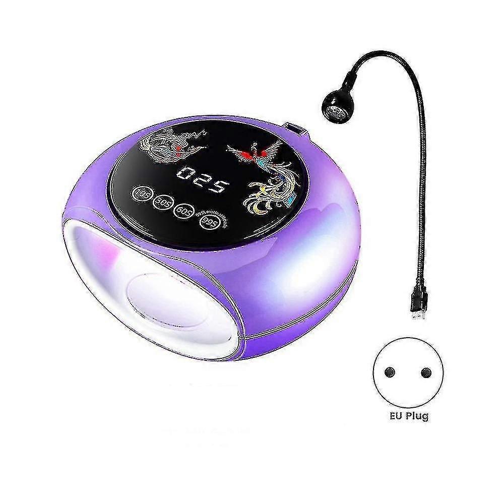 660nm longueur d’onde lumière rouge lampe de manucure 360 uv curing photothérapie machine led manucure lampe violp