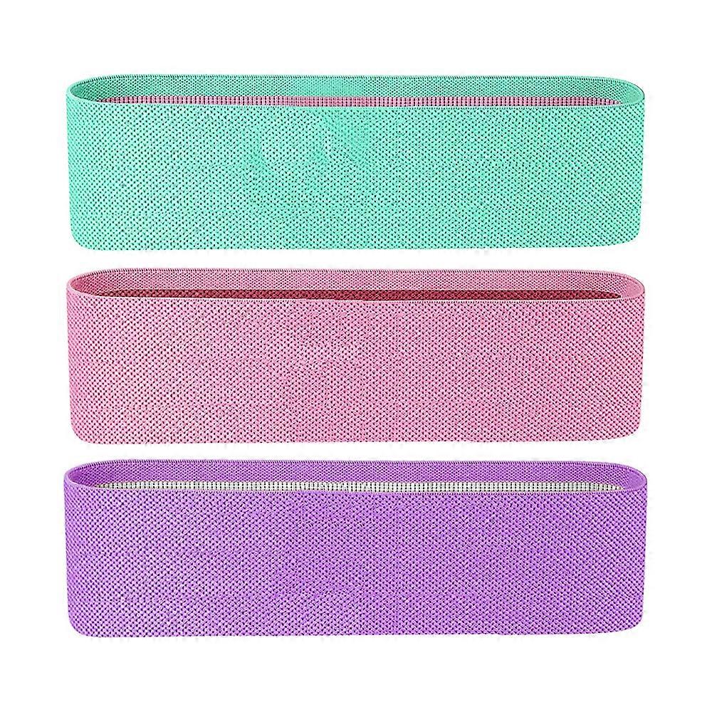 QQDDレジスタンスバンド、脚とバット、エクササイズバンド、滑り止め&ロール弾性ワークアウト、女性と互換性のある戦利品バンド、スクワットグルートハイ