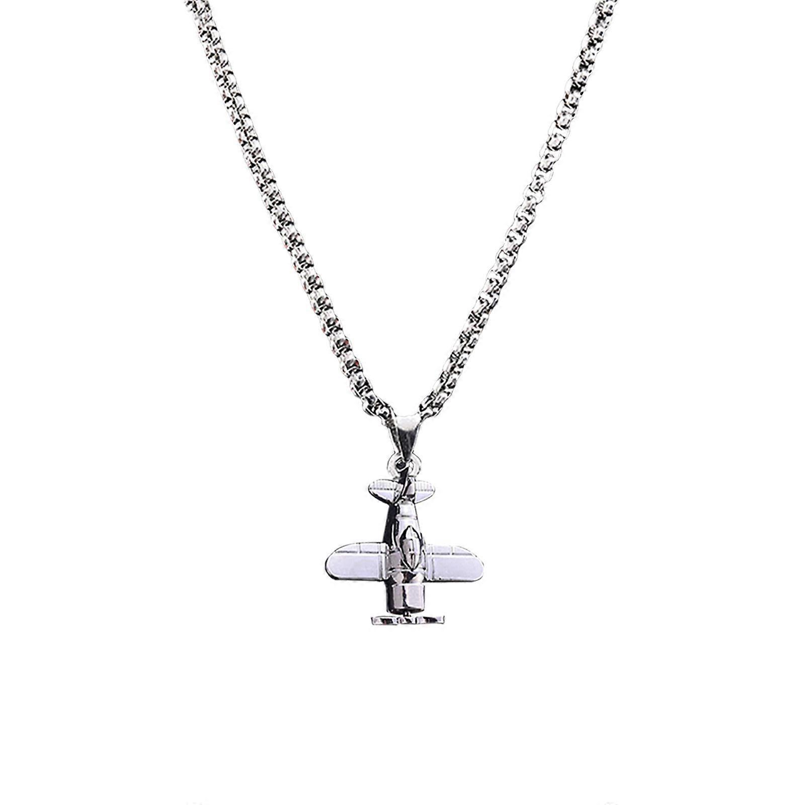 Colier Avion Colier Pandantiv Simplu pentru Prietenie Nunta Aniversare 60cm