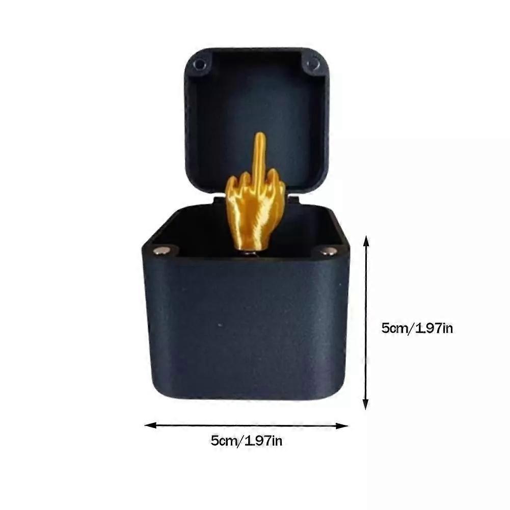 Mittelfinger Überraschung Geschenkbox, perfekte Parodie Hand Streich Geschenk mit Box für Erwachsene