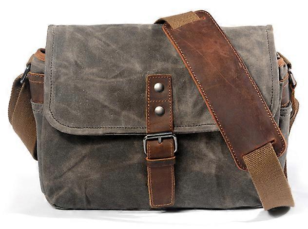 Retro Canvas Leather Waterproof DSLR Camera Bag For Canon EOS R RP R5 R6 R7 90D 80D 4000D 3000D 2000D 1500D 800D 850D 6D Mark II