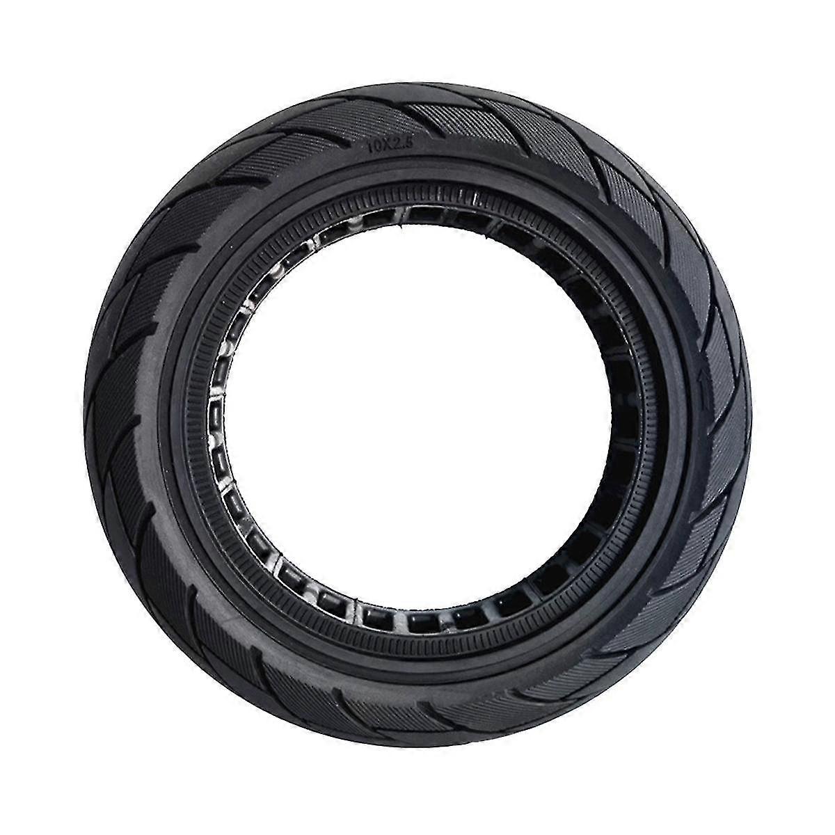 10X2.50-6.5 中空ソリッドタイヤ MAX G30 電動スクーター 60/70-6.5 ハニカムソリッドタイヤ ブラック 1100G