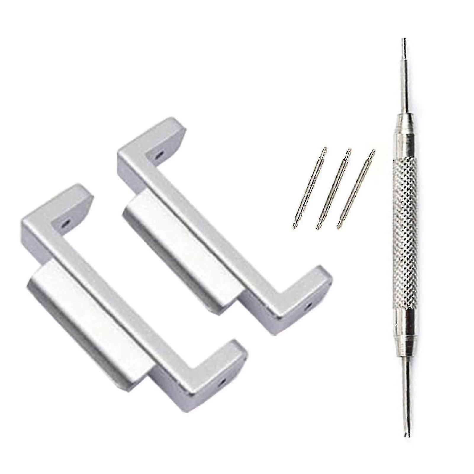 1 Pair Watch Band Connector Durable Replacement With Tools Watch Strap Connection Adapter Compatible For Casio Ga-110/dw-5600/dw-6900/gw-6900-dwdz