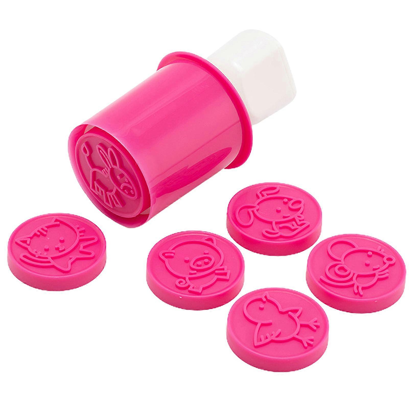 Christmas Cookie Stamps Set 6 Styles Cookie Cutters Molds Plunger Non-Stick Homemade Christmas Cookies Embossing Mold Chocolate Fondant Mooncake Embos