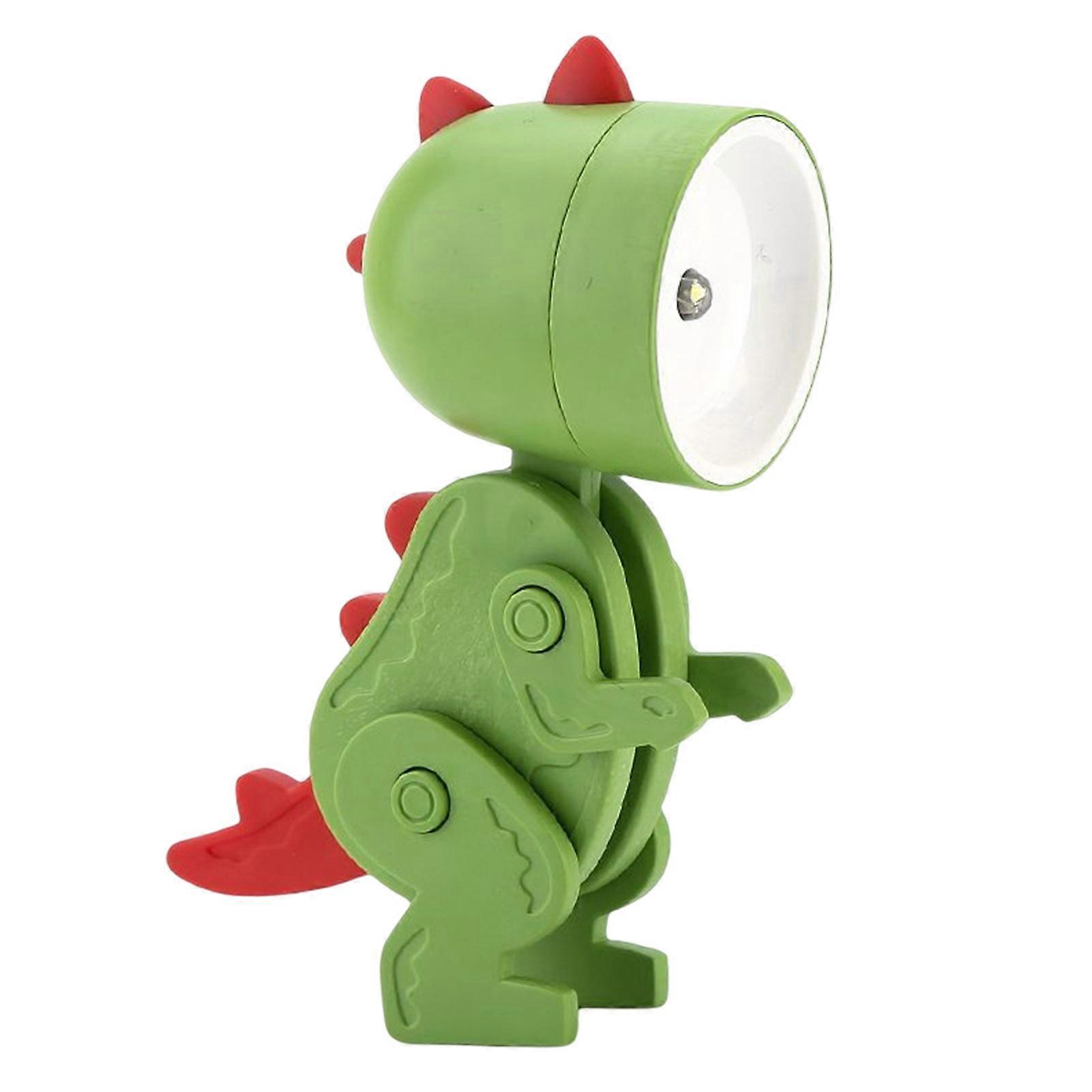 LED Mini Cartoon Dinosaur Shape Night Light Portable Bedside Lamp Phone Holder Gifts for Kids Family Lovers and Friends