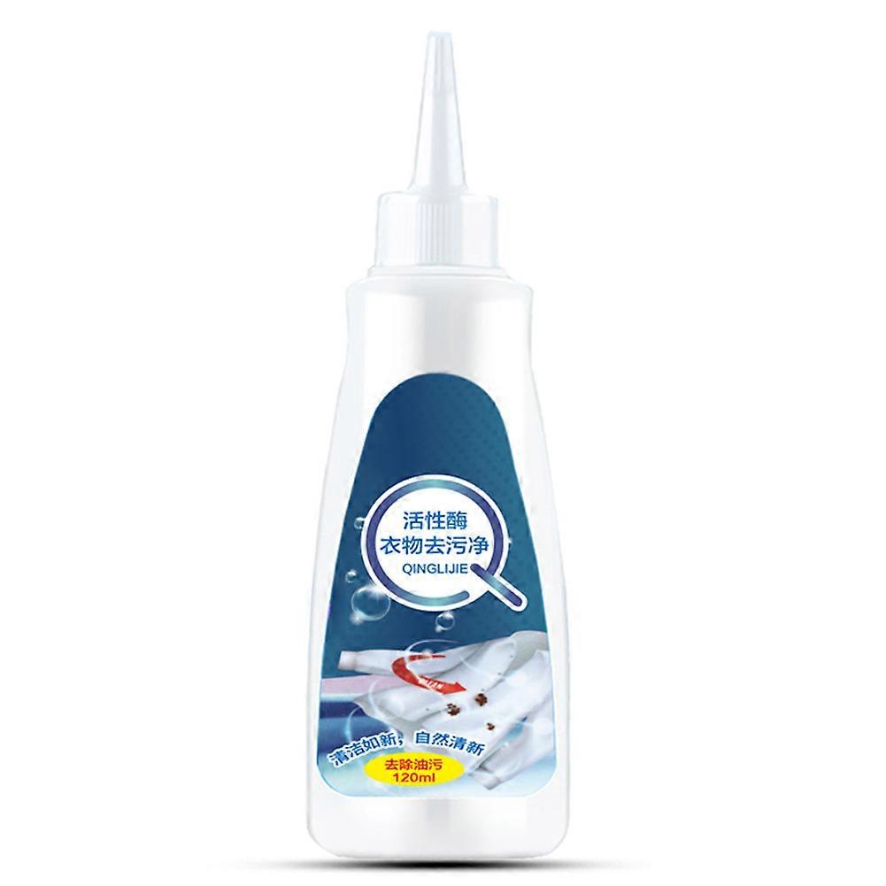 Active Enzyme Clothing Stain Removal Agents 119ml Oil Stains Odour Remover Spray Portable Laundry Stain Remover