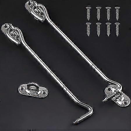 2 Pack Stainless Steel Cabin Hooks Window Hooks