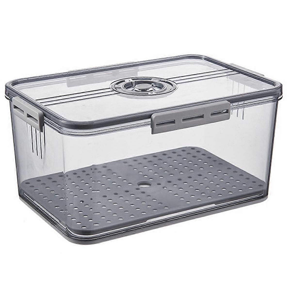 Bread Box Airtight Bread Boxes for Kitchen Counter, Time Recording Bread Storage Container with Lid