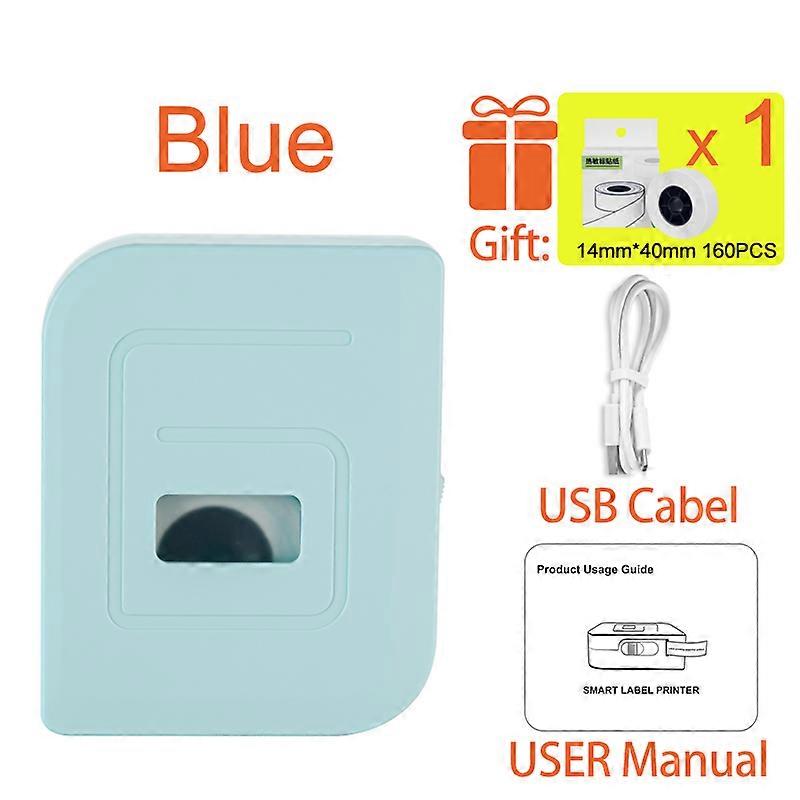 Mini Portable Thermal Label Printer Wireless Bluetooth Sticker Print for Home/Office/Barcode/Name Multiple Templates