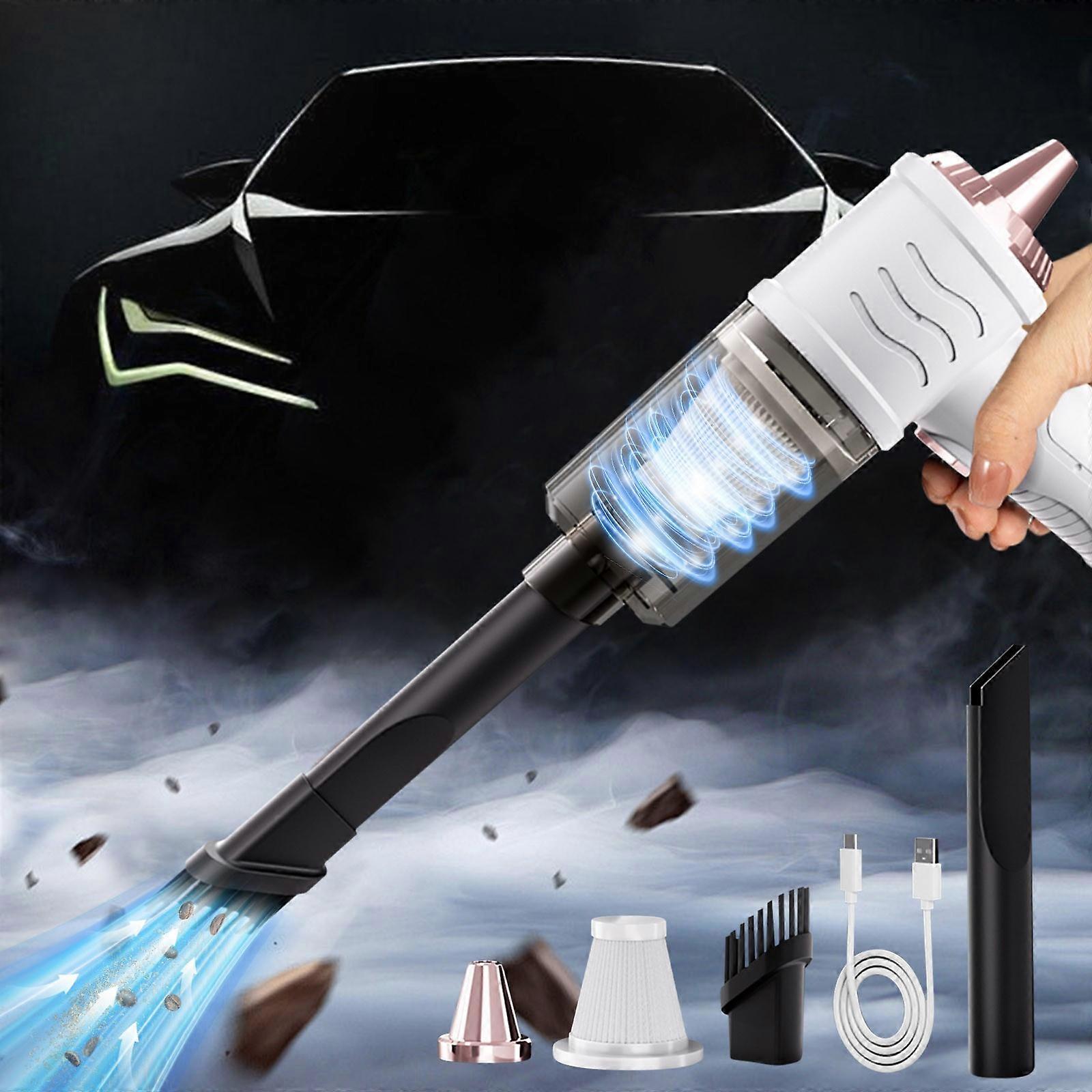 Aspirador de pó sem fio montado no carro com alto poder de sucção para sopro e sucção Aspirador portátil multifuncional portátil para ambos os carros