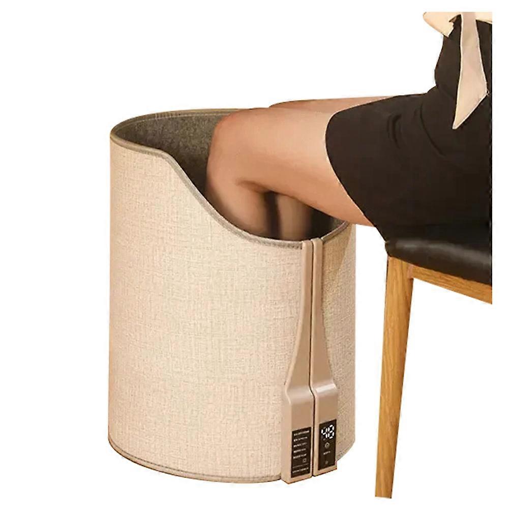 Electric Feet Heater Digital Display Folding Portable Adjustable Thermostat Foot Warmer for Home Of