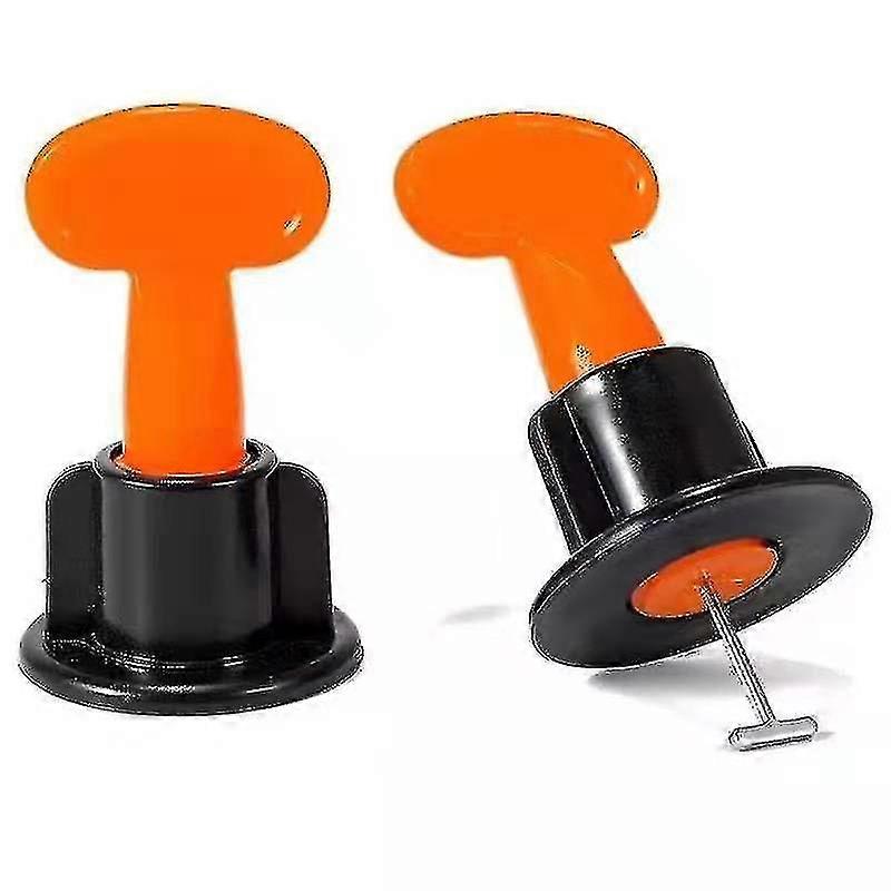 Tile Leveling System Kit,50pcs Reusable Tile Levelers Spacers For Building Walls Floors With 1pc Special Wrenches -ZHENV