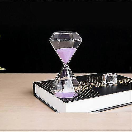 1stk Timeglas 5 Minutter Diamant Glas Sand