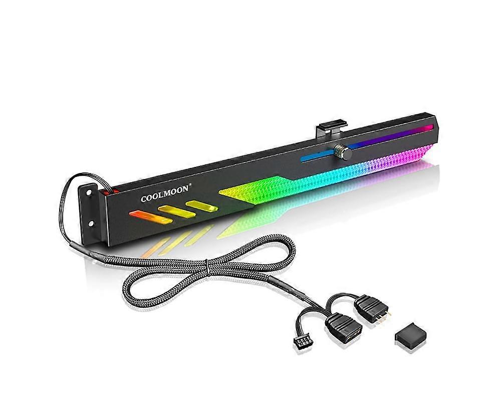 GT8 Graphics Card Bracket Multi-interface Protective Large Load-bearing Chassis Decoration 5V ARGB Synchronous GPU Video Card Stand HolderComputer - B