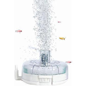 Akvariefiltre med airstone, svampepolstring og biokemisk filtermateriale, lydløst filter til 10-25 liter akvarium