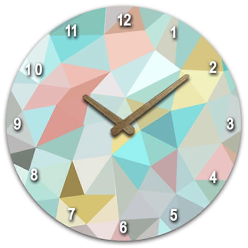 25cm Wall Clock Nordic Clock clcok Colorful simple Creative Mute Wall clock 1pcs