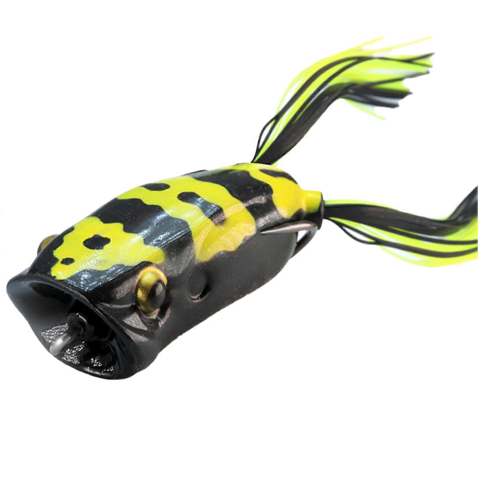 Kaesi 60mm/16g Fishing Lure Realistic Appearance Sharp Hook Big Mouth Large Snakehead Frog Wobbler Topwater Artificial Bait Fishing Equipment