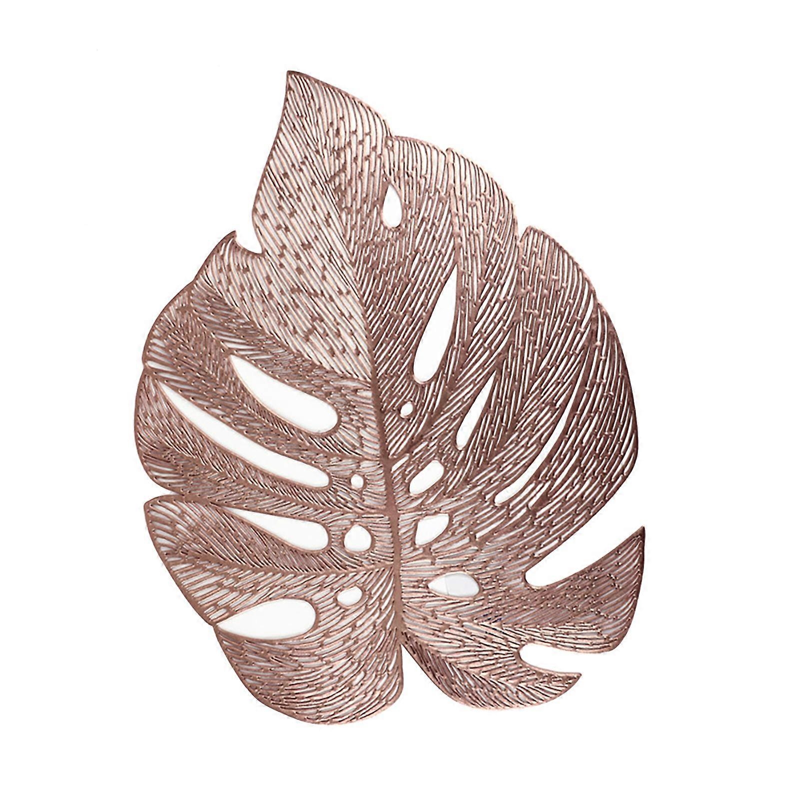 Table Mat Nordic Heat-resistant Hollowed-Out Simulation Turtle Back Leaf Placemats for Dining Table KAESI