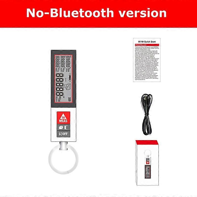 Bluetooth M130Laser Rangefinder Portable MINI Distance Measuring Meter USB Charging Laser Distance Meter with Ring
