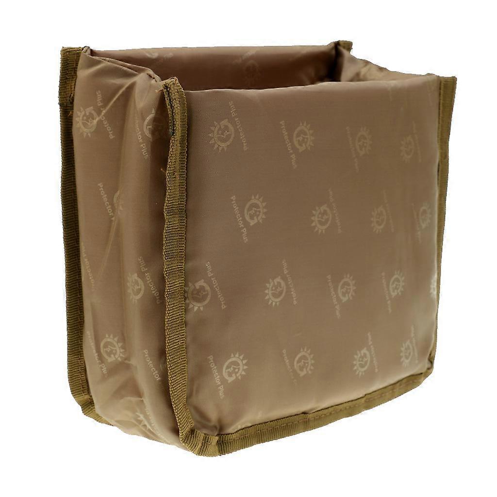 Shockproof DSLR Camera Bag Partition Padded Insert Protection Case Brown S