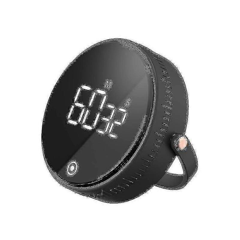 Digital Timer Rotating Kitchen Timer With Magnetic Base 100 Minute Timer. Clear Led Display Sound Prompt Suitable For Kitchen Study And Sports.bl