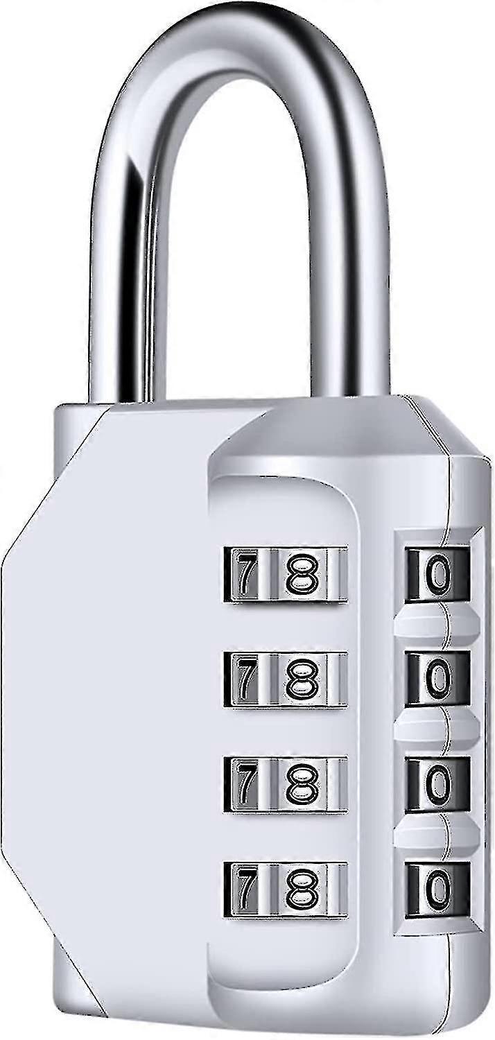 Combination Locks Padlock 4 Digit,  Combination Lock, Weatherproof Metal