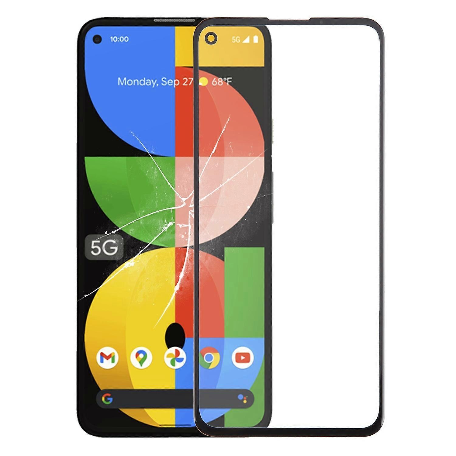 Front Screen Outer Glass with OCA For Google Pixel 5a 5G