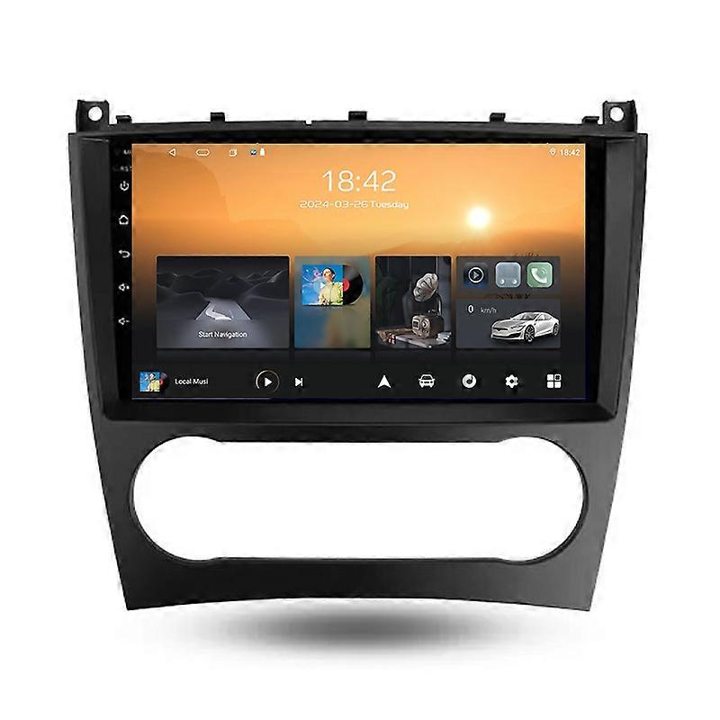 For Benz C Class W203 W209 C180 C200 2004-2011 Car Radio Multimedia Video Player WIFI Navigation GPS