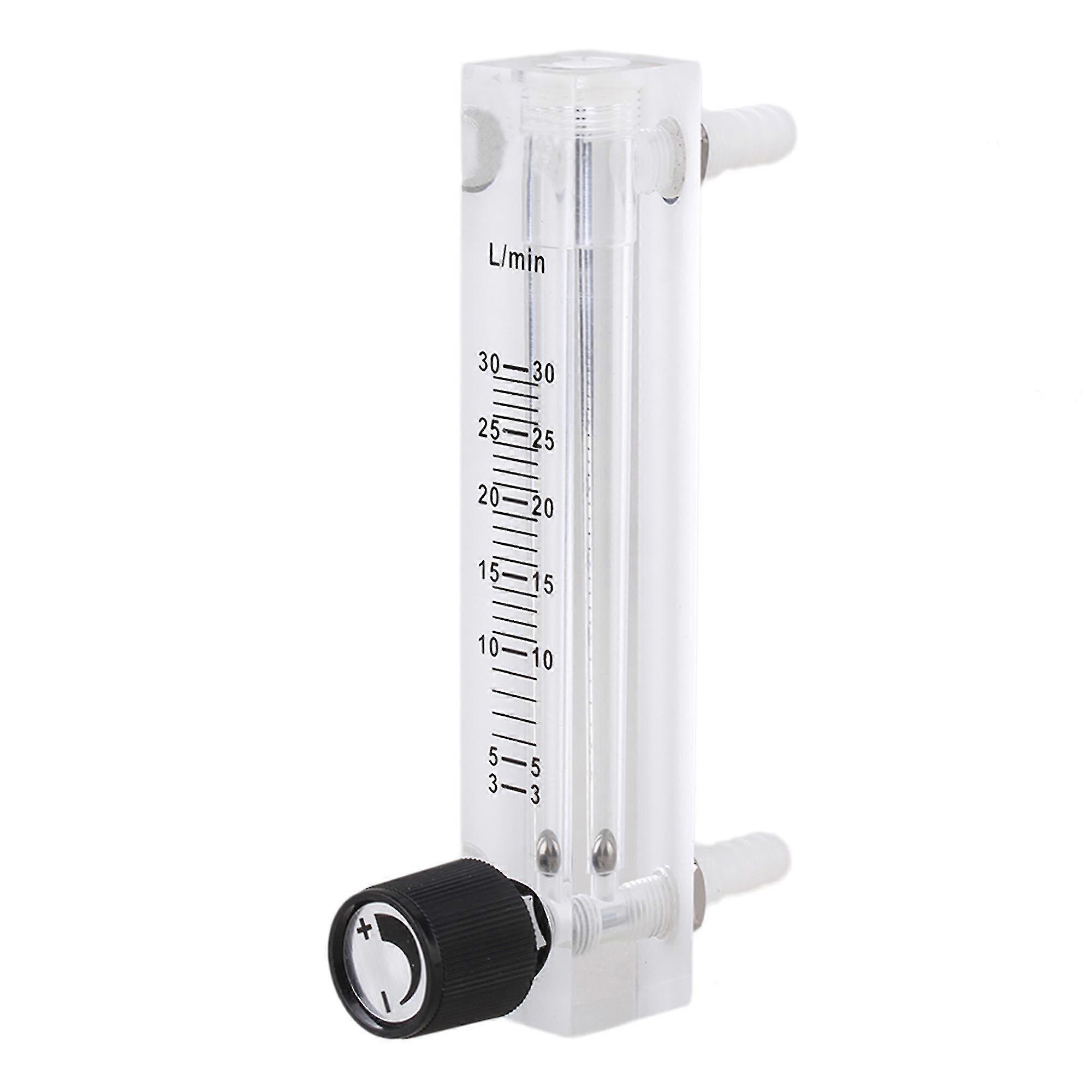 Lzq-7 Oxygen Flowmeter 3-30lpm Flow Meter With Valve For Oxygen Air Gas