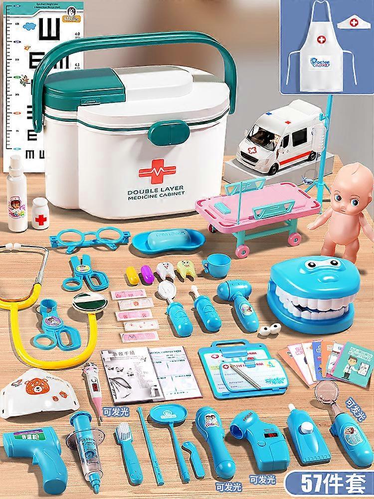 Σετ γιατρού για παιδιά Προσποιηθείτε ότι παίζετε κορίτσια Παιχνίδια ρόλων Ιατρικό κιτ νοσοκομείου Τσάντα εργαλείων νοσοκόμας Παιδικό φεστιβάλ Παιδικό δώρο Παιχνίδι