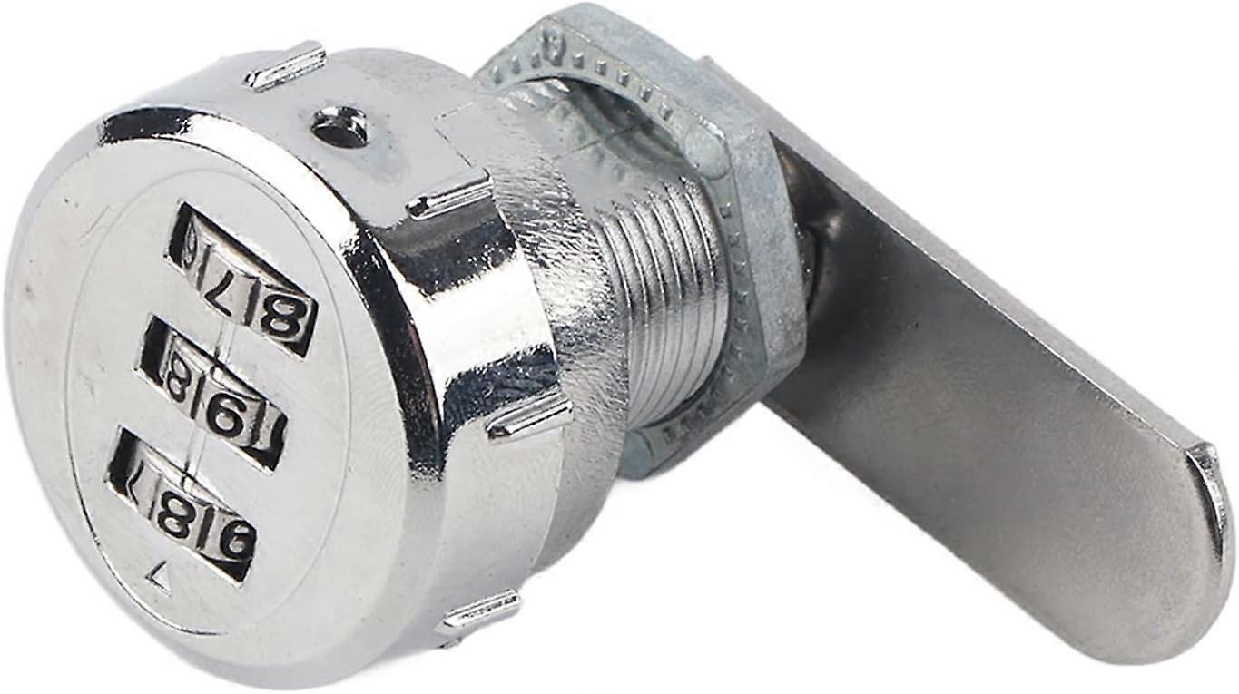 Password Lock,Security Coded Lock, Alloy Password Security Code Lock, Digit Combination Cam Cabinet(48mm Extension Lock)