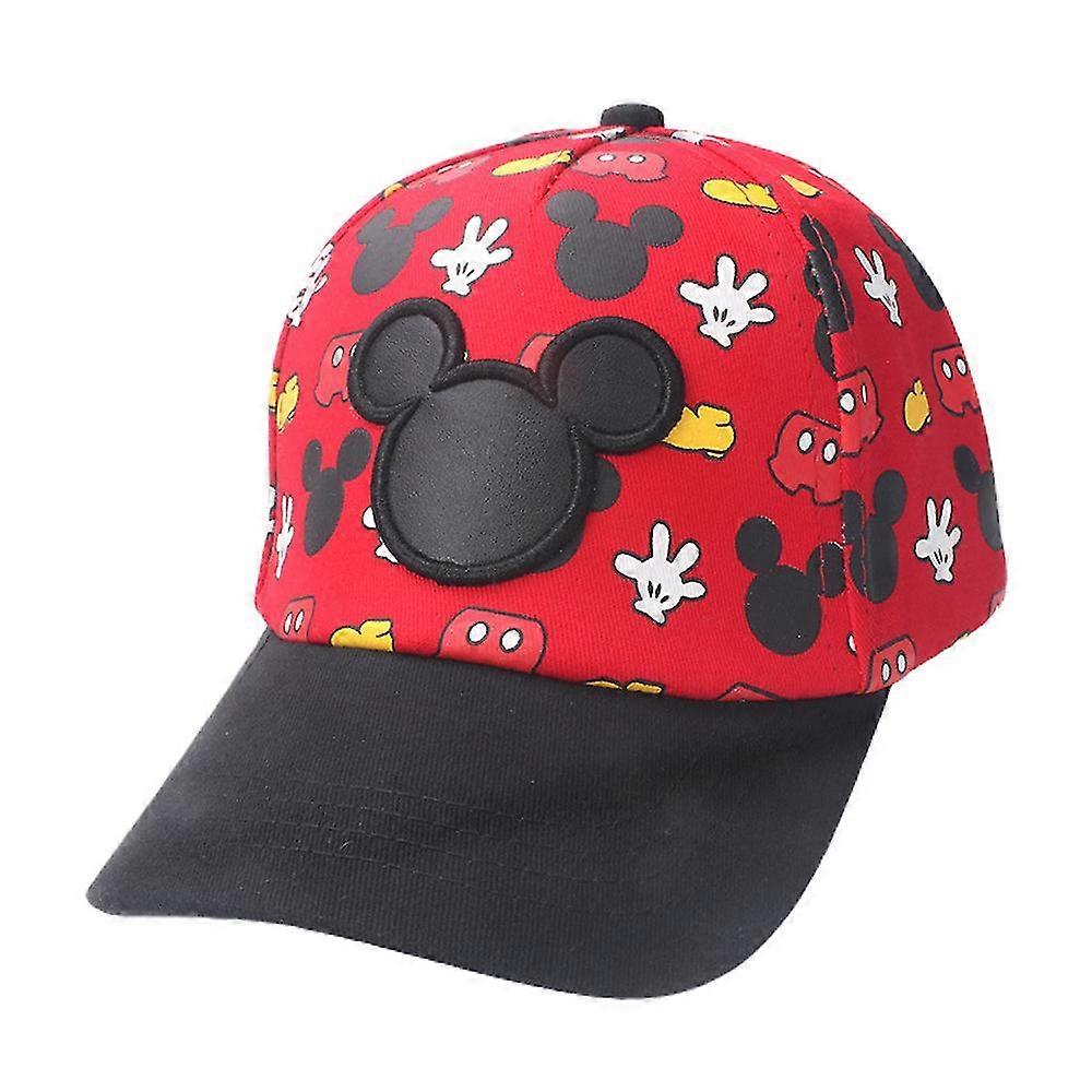 Kids Cute Cartoon Mickey Mouse Printed Baseball Hat Adjustable Cap