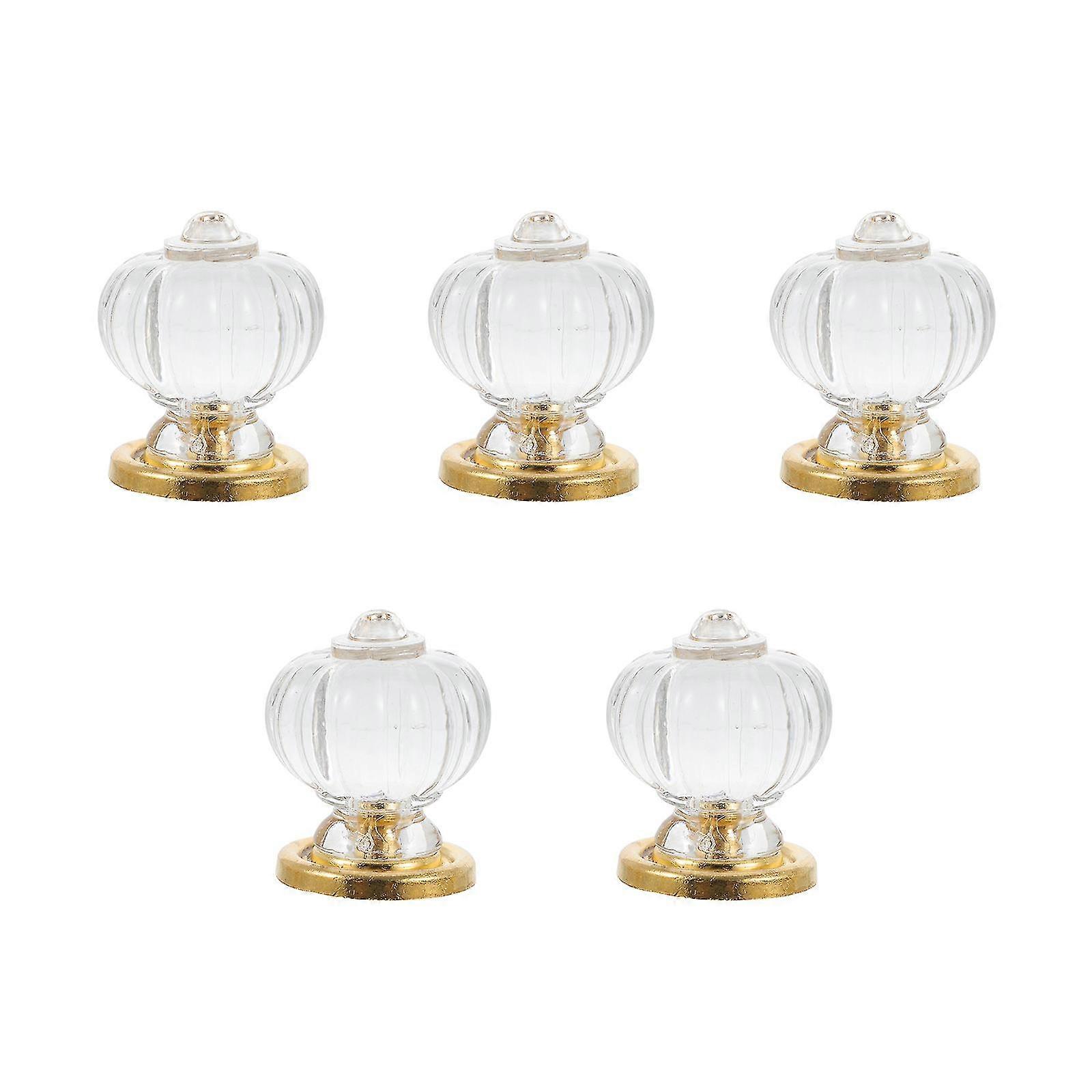 5 Pcs Cabinet Drawer Pulls Cabinet Pulls Closet Knob Acrylic Door Knob Drawer Knobs