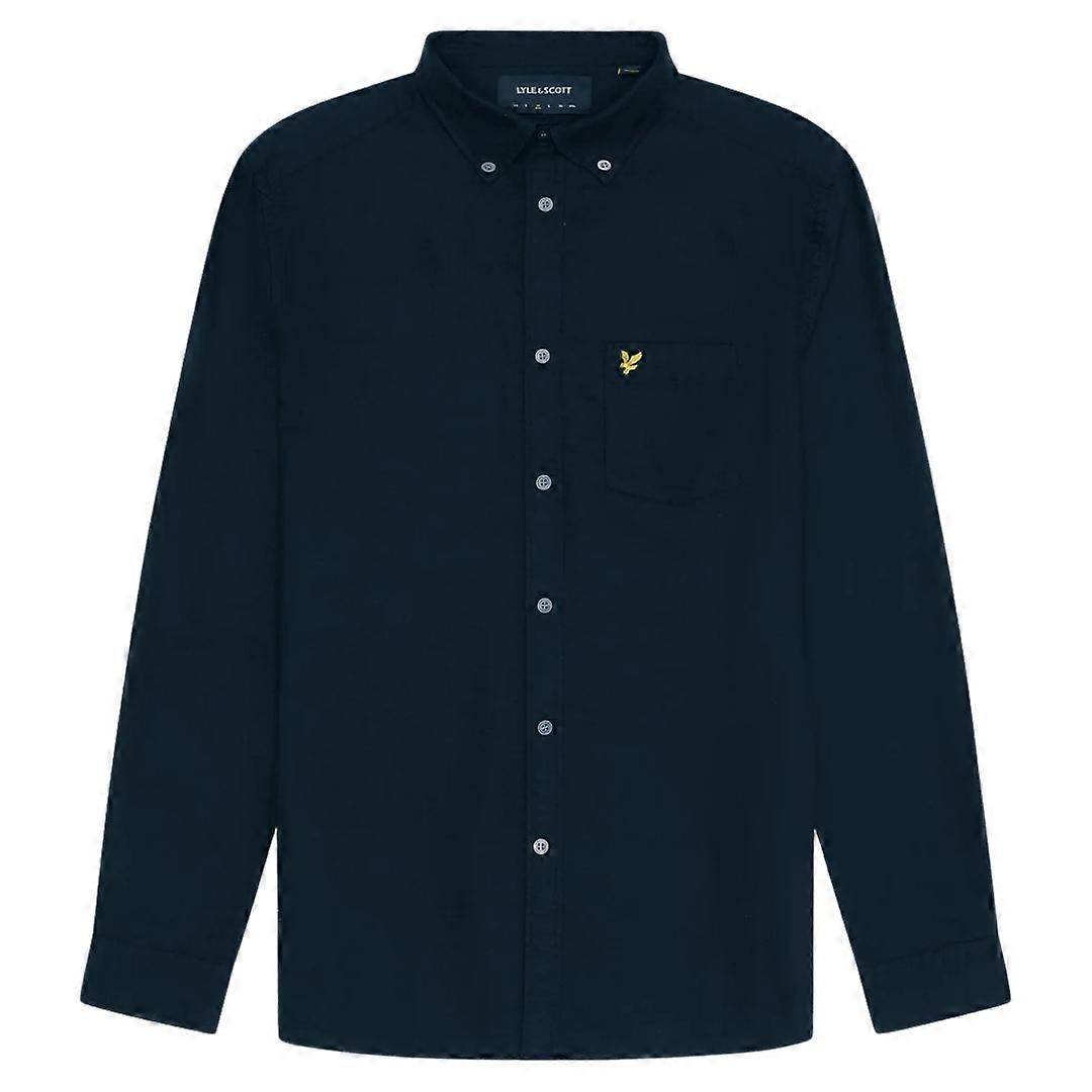 Lyle & Scott Dark Navy Blue Long Sleeve Shirt