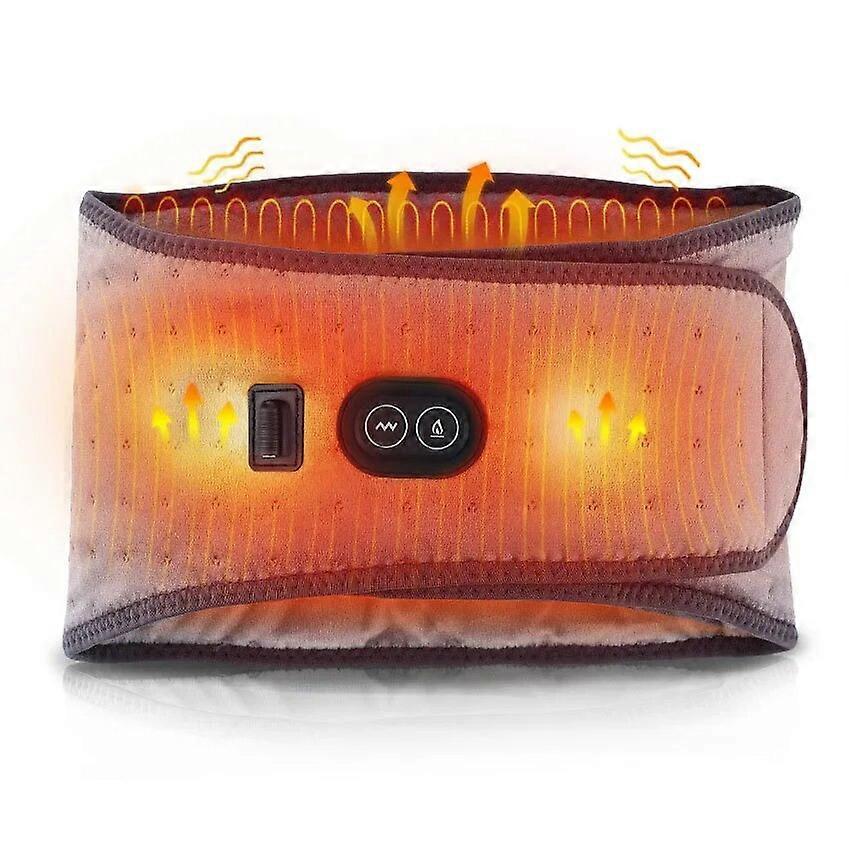 Youpin Infrared Heating Waist Massager Electric Belt Vibration Hot Compress Therapy Lumbar Back Support Brace Pain Relief Belt
