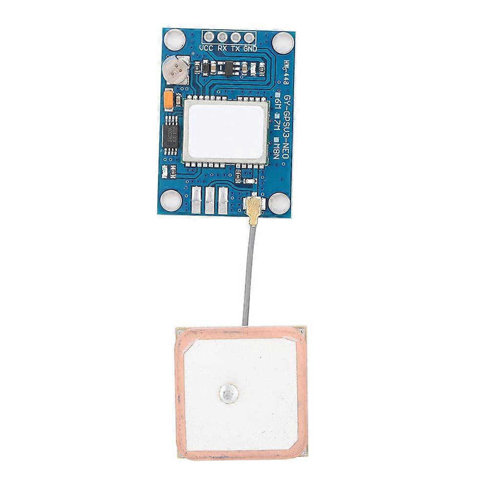 NEO-7M GPS Module Accessory with Ceramic Antenna Data Backup 3-5V Compatible with Flight Control Systems