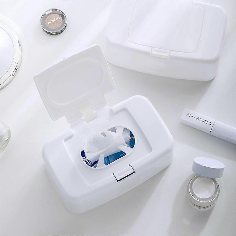 Wet Wipes Box with Lid - Dust Proof - For Home and Office