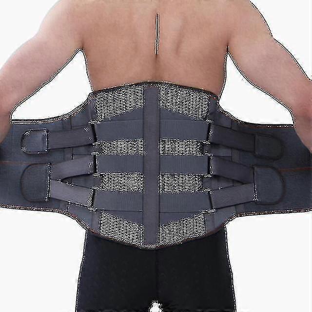 Lumbar Back Belt Support Brace for Pain Relief - Decompression, Orthopedic, Herniated Disc - Strong Back Stretcher by Yujia