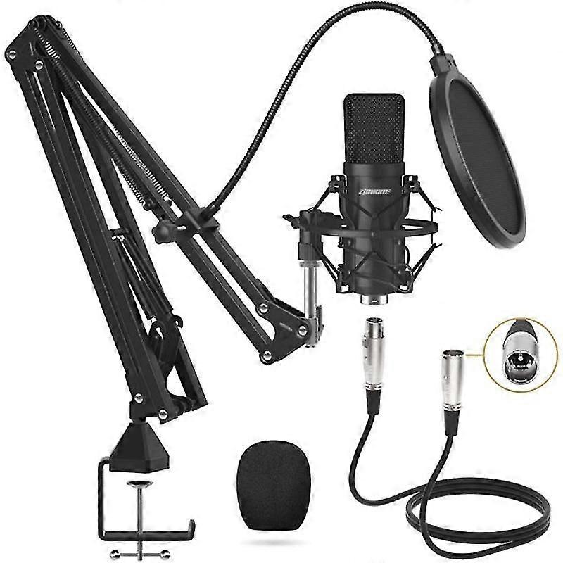 XLR Shockproof Cantilever Bracket Studio Microphone Live Equipment Kit