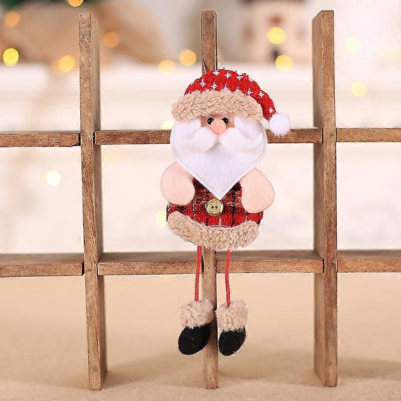 Christmas Snowman Plush Ornament Soft Plush Material For Christmas Tree Decoration Holiday Decor