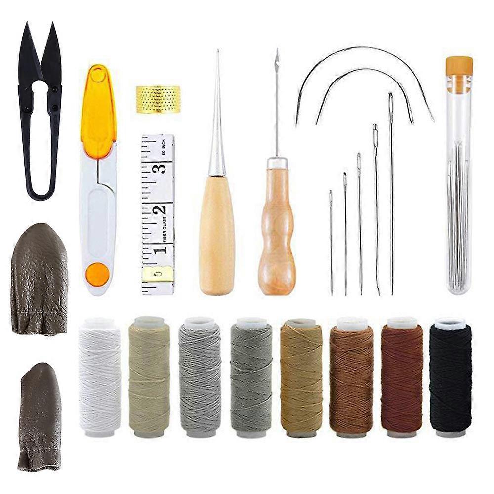 32pcs hånd sy lær verktøysett