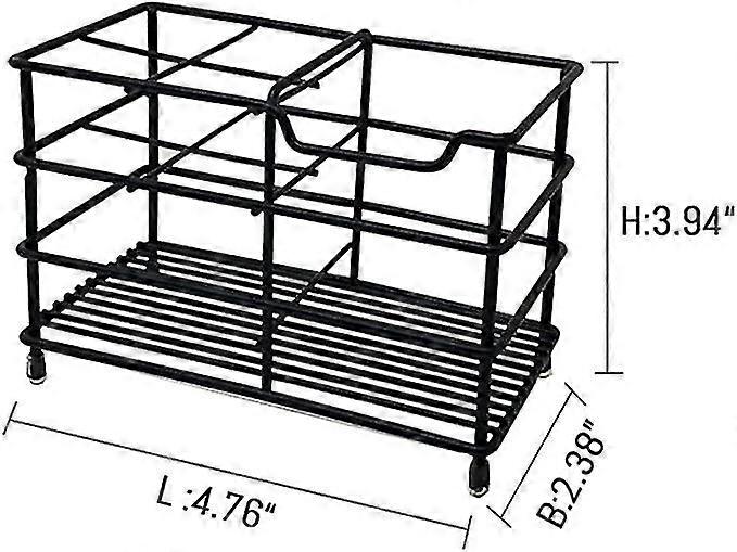 Multi-accommodating Ventilation And Draining Toilet Toothpaste And Toothbrush Holder 1 Piece Black