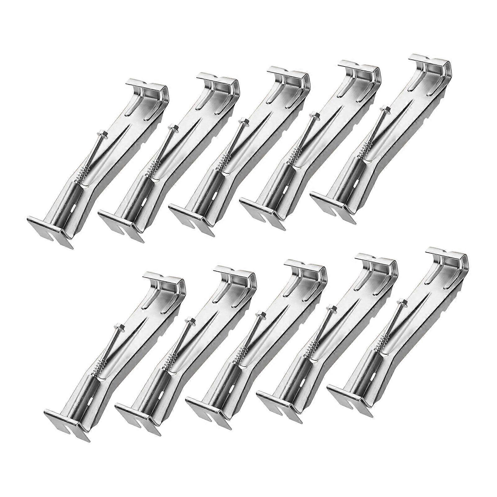 10x Hidden Gutter Hangers Accessories for Sagging Rain Gutters Gutter Repair
