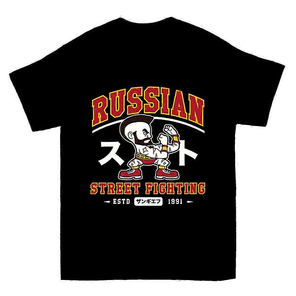 T-shirt russe de combat de rue