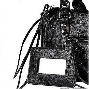 وصول جديد حقيبة دراجة نارية صغيرة صغيرة كروسبودي للنساء بو لينة بو الجلود الفتيات حقائب الكتف حقائب اليد السوداء مصمم فاخر