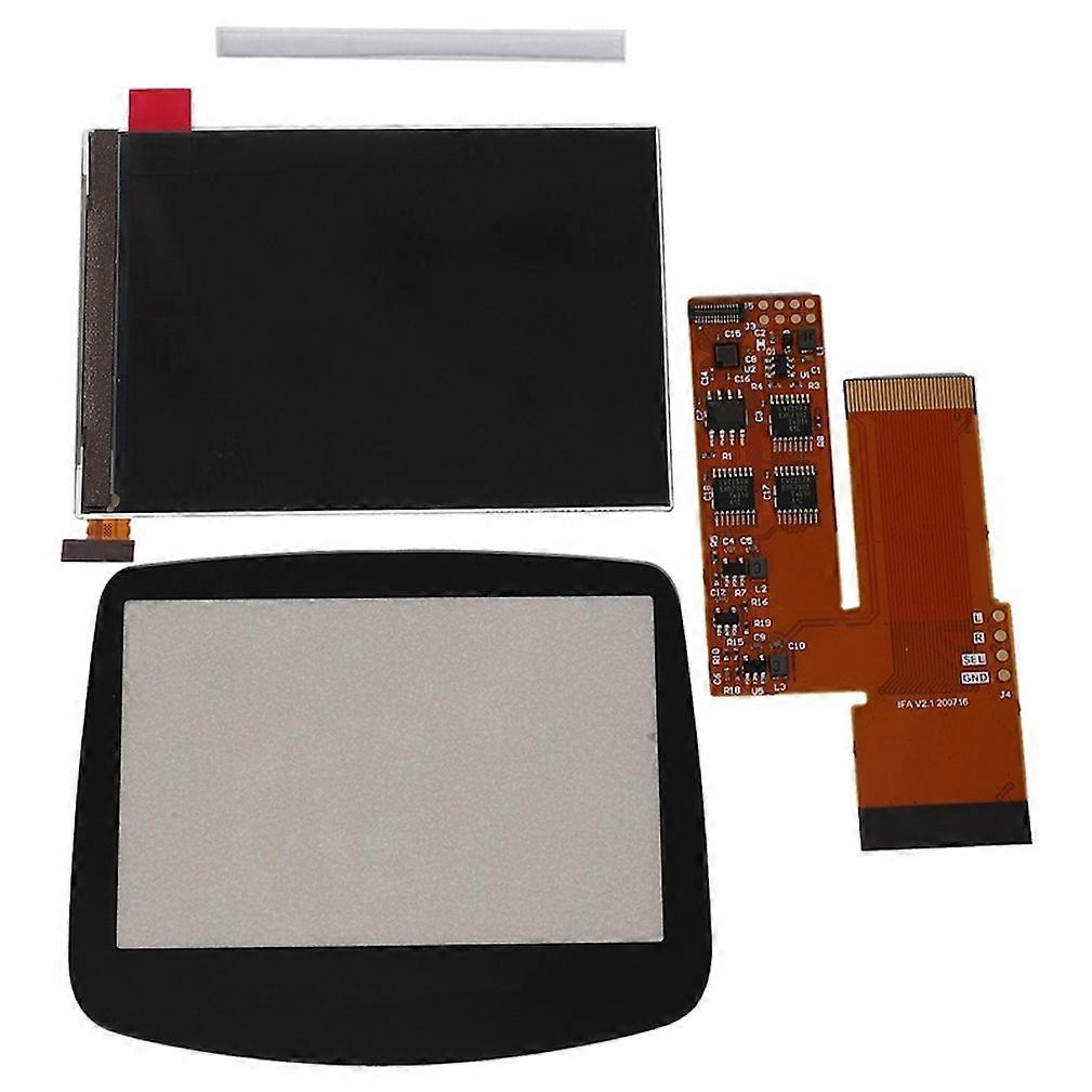 Convient pour GBA IPS V2 4 pixels en 1 kit LCD à angle de vision complet adapté au jeu de remplacement de luminosité sn