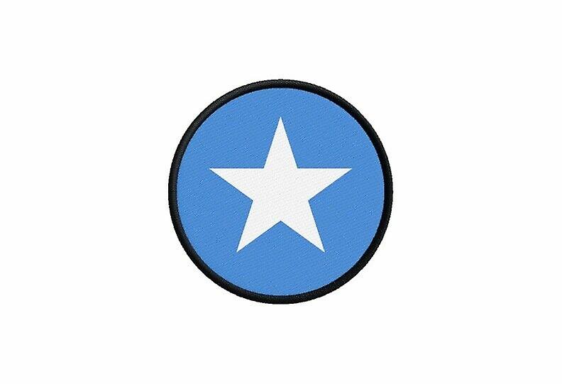 Patch ecusson Somali flag prints thermosticker round round