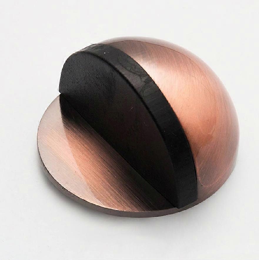 4pcs Door Stops, Floor Self-adhesive(red bronze)