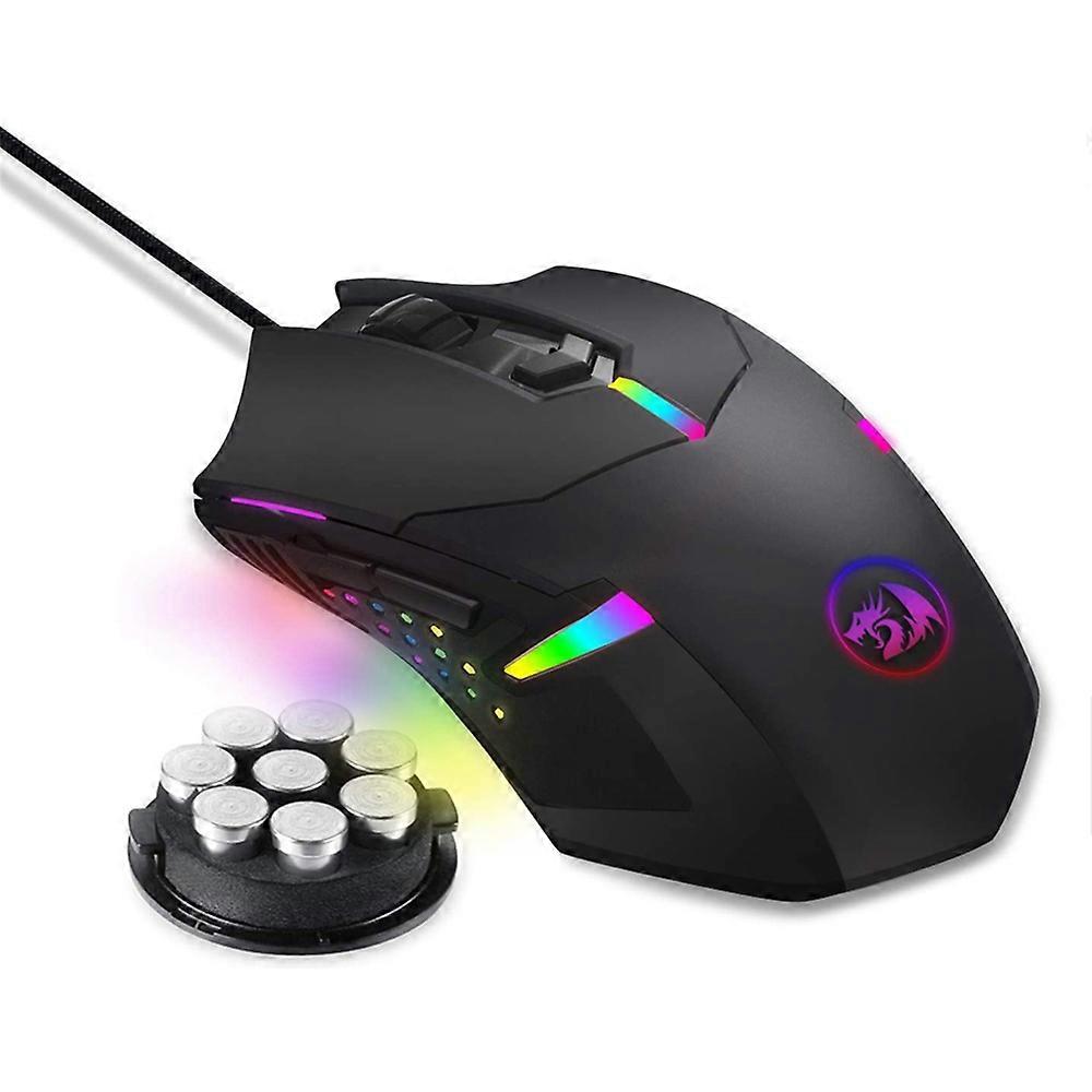 Gaming Mouse Computer Ergonomic Mouse USB Wired Game Mice 7200 DPI Gamer Mause Optical RGB Backlight 8 Button For Laptop PC