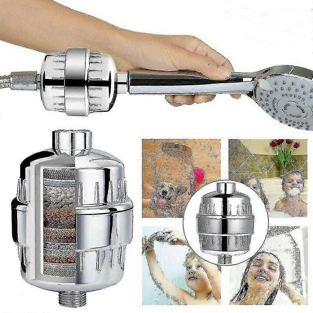 Universal dusjfilter vannfilter mykner hardt vann purifier dusjhode tw